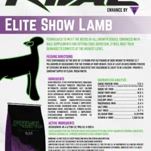 show lamb 16% b30