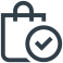 shopping bag icon